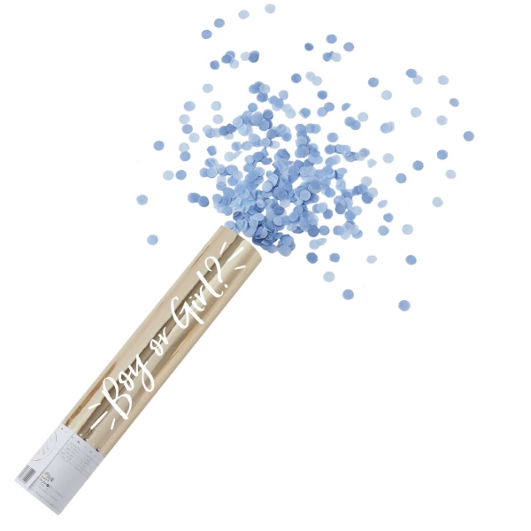 Confetti Canon - Boy or Girl? - Blue